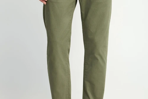 Funky Buddha The Essentials Παντελόνι Chino Ανδρικό (FBM013-001-02-DEEP-FOREST)