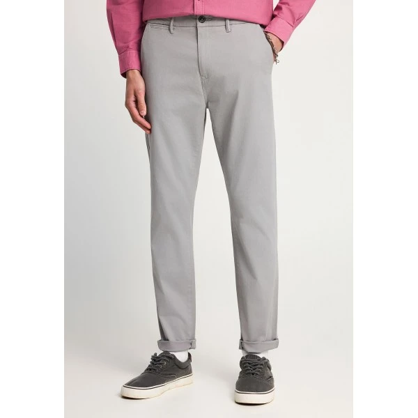 Funky Buddha The Essentials Παντελόνι Chino Ανδρικό (FBM013-001-02-GREY)