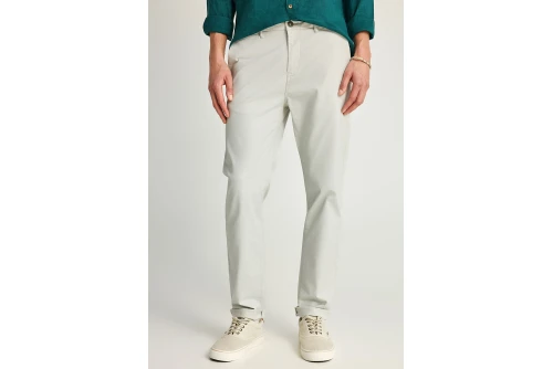 Funky Buddha The Essentials Παντελόνι Chino Ανδρικό (FBM013-001-02-MIST)