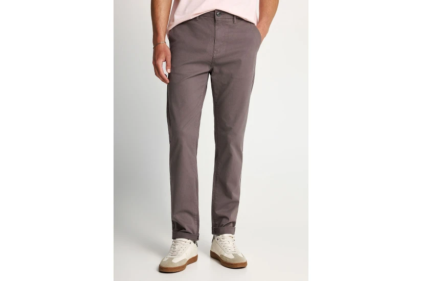 Funky Buddha The Essentials Ανδρικό Παντελόνι Chino Καφέ