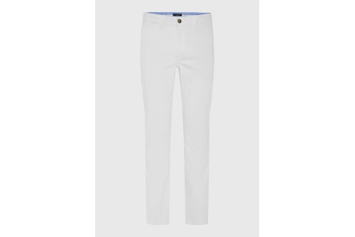 Funky Buddha The Essentials Παντελόνι Chino Ανδρικό (FBM013-001-02-WHITE)