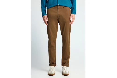 Funky Buddha The Essentials Παντελόνι Chino Ανδρικό (FBM013-001-02-WOOD)