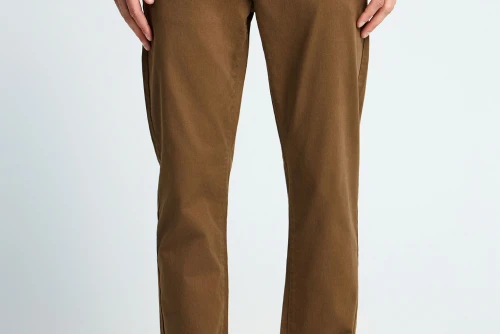 Funky Buddha The Essentials Παντελόνι Chino Ανδρικό (FBM013-001-02-WOOD)