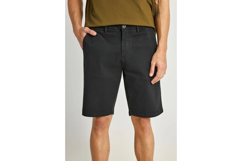 Funky Buddha The Essentials Ανδρική Βερμούδα Chino Μαύρη
