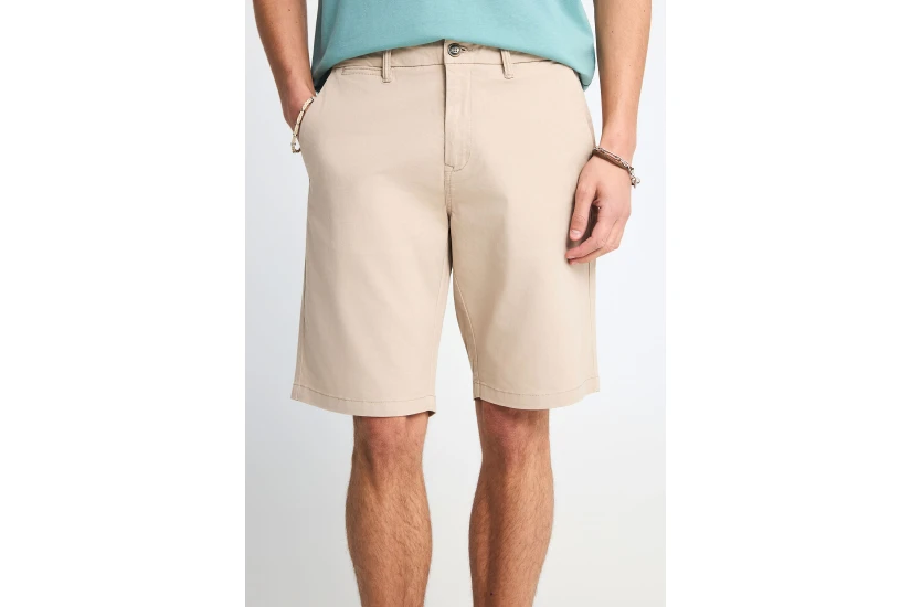Funky Buddha Ανδρική Βερμούδα Chino Μπεζ