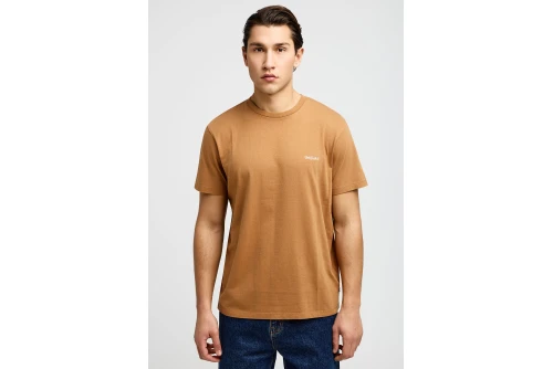 Funky Buddha Ανδρικό Μονόχρωμο T-Shirt  - The Basics Collection (FBM013-001-04-TOBACCO-BROWN)