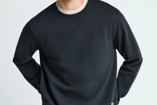 Funky Buddha The Essentials Μπλούζα Με Λαιμόκοψη Ανδρική (FBM013-001-06-BLACK)