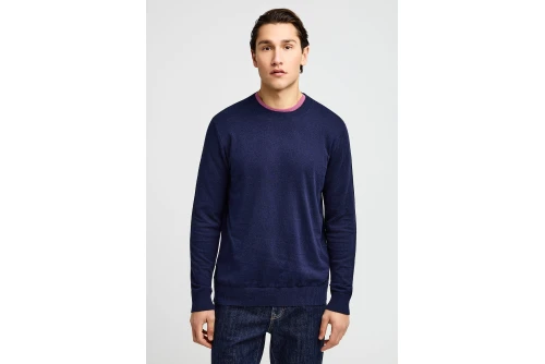 Funky Buddha Μπλούζα Πλεκτή Ανδρική (FBM013-001-09-NAVY)