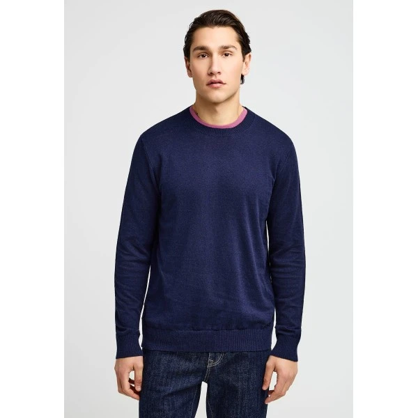 Funky Buddha Μπλούζα Πλεκτή Ανδρική (FBM013-001-09-NAVY)