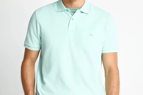 Funky Buddha Essential Cotton Polo Ανδρικό (FBM013-001-11-AQUA)