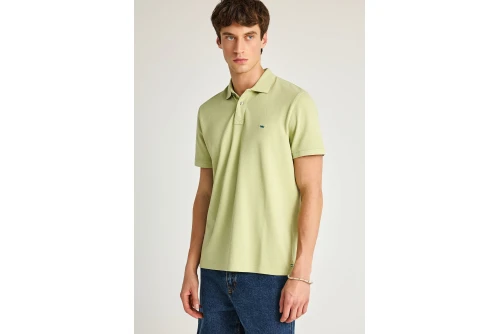 Funky Buddha Essential Cotton Polo Ανδρικό (FBM013-001-11-FOAM-GREEN)