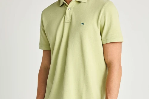 Funky Buddha Essential Cotton Polo Ανδρικό (FBM013-001-11-FOAM-GREEN)