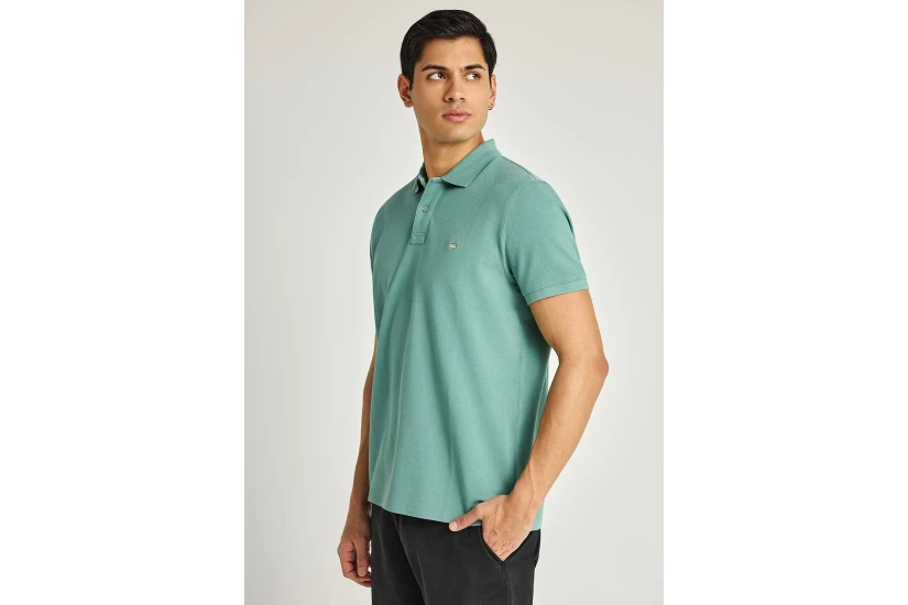 Funky Buddha Ανδρική Κοντομάνικη Μπλούζα Polo Τυρκουάζ