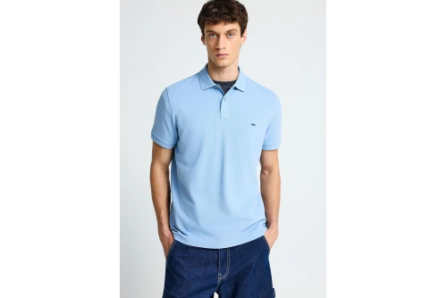 Funky Buddha Essential Cotton Polo Ανδρικό (FBM013-001-11-HERITAGE-BLUE)