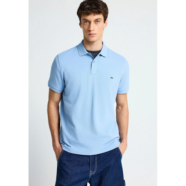 Funky Buddha Essential Cotton Polo Ανδρικό (FBM013-001-11-HERITAGE-BLUE)