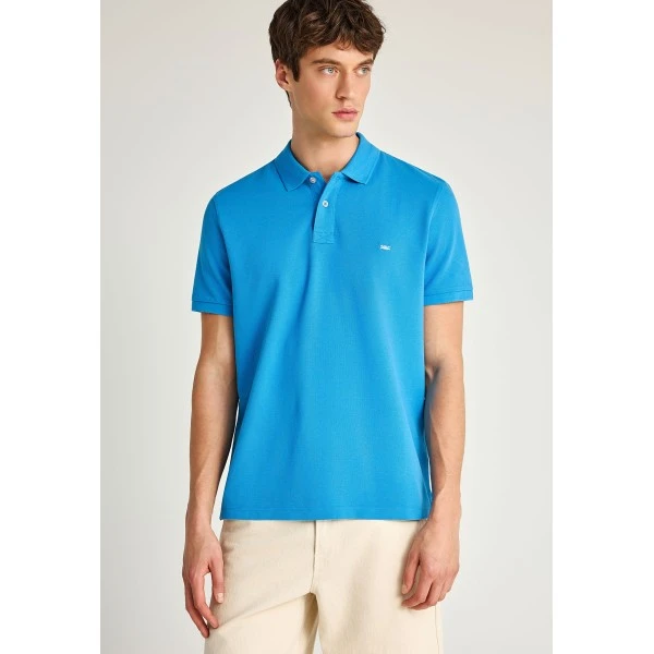 Funky Buddha Essential Cotton Polo Ανδρικό (FBM013-001-11-IBIZA-BLUE)