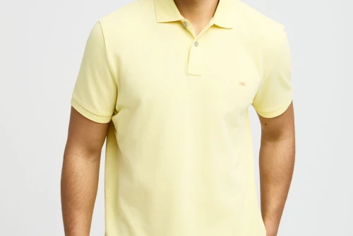 Funky Buddha Essential Cotton Polo Ανδρικό (FBM013-001-11-LEMONADE)