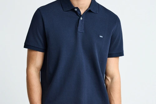 Funky Buddha Essential Cotton Polo Ανδρικό (FBM013-001-11-NAVY)