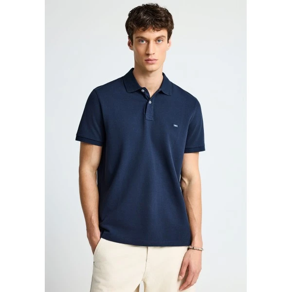 Funky Buddha Essential Cotton Polo Ανδρικό (FBM013-001-11-NAVY)