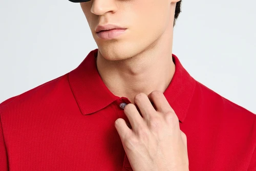 Funky Buddha Essential Cotton Polo Ανδρικό (FBM013-001-11-SALSA-RED)