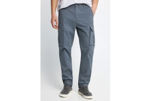 Funky Buddha The Essentials Comfort Παντελόνι Cargo Ανδρικό (FBM013-002-02-DUSTY-BLUE)