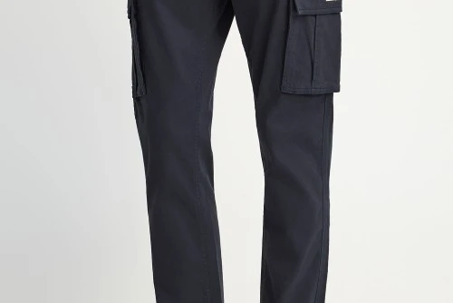 Funky Buddha The Essentials Comfort Παντελόνι Cargo Ανδρικό (FBM013-002-02-NAVY)