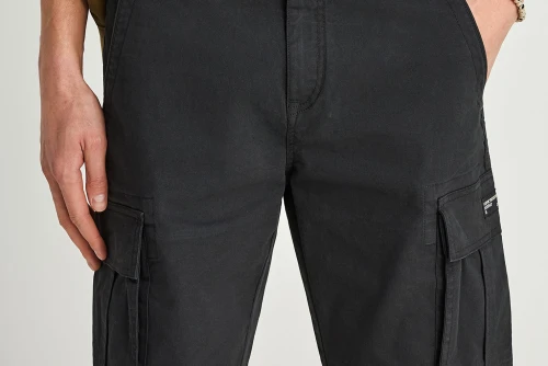 Funky Buddha Βερμούδα Cargo Ανδρική (FBM013-002-03-BLACK)