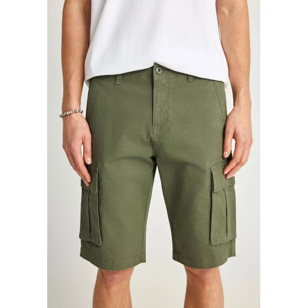 Funky Buddha Βερμούδα Cargo Ανδρική (FBM013-002-03-DEEP-FOREST)