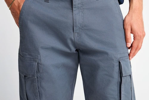 Funky Buddha Βερμούδα Cargo Ανδρική (FBM013-002-03-DUSTY-BLUE)