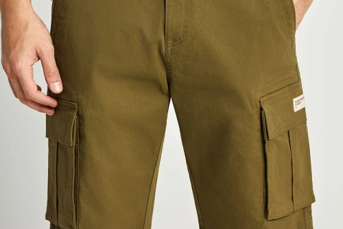 Funky Buddha Βερμούδα Cargo Ανδρική (FBM013-002-03-DUSTY-OLIVE)