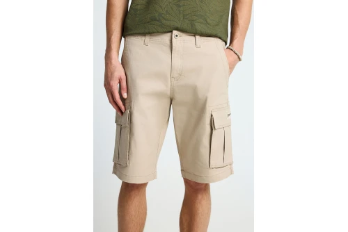 Funky Buddha Βερμούδα Cargo Ανδρική (FBM013-002-03-GREIGE)