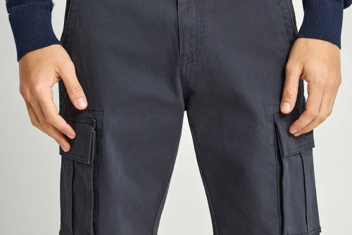 Funky Buddha Βερμούδα Cargo Ανδρική (FBM013-002-03-NAVY)