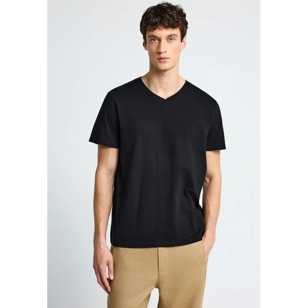 Funky Buddha The Basics Collection V-Neck T-Shirt Ανδρικό (FBM013-002-04-BLACK)