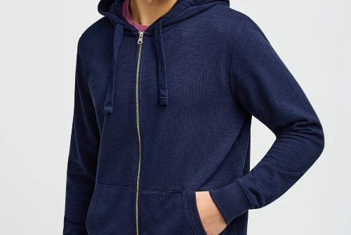 Funky Buddha The Essentials Ζακέτα Βαμβακερή Ανδρική (FBM013-002-06-NAVY)