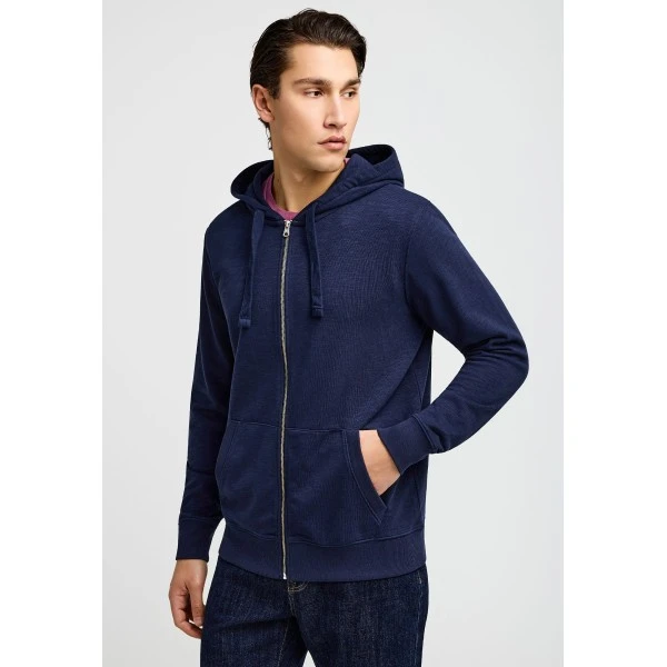 Funky Buddha The Essentials Ζακέτα Βαμβακερή Ανδρική (FBM013-002-06-NAVY)