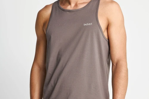Funky Buddha Cotton Μπλούζα Αμάνικη Ανδρική (FBM013-003-04-MOON-MIST)