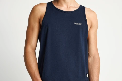 Funky Buddha Cotton Μπλούζα Αμάνικη Ανδρική (FBM013-003-04-NAVY)