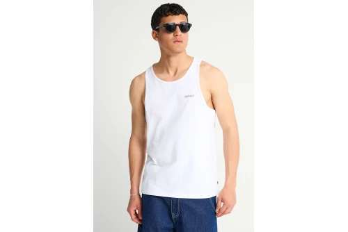 Funky Buddha Cotton Μπλούζα Αμάνικη Ανδρική (FBM013-003-04-WHITE)