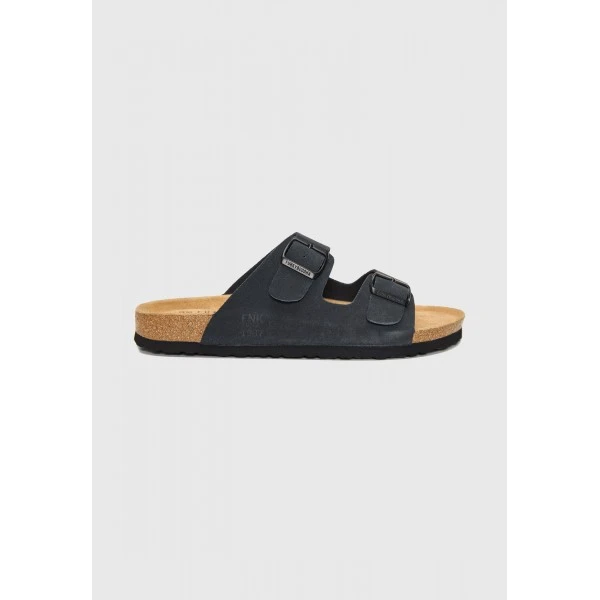 Funky Buddha Leather Σανδάλια (FBM013-003-08-ANTHRACITE)