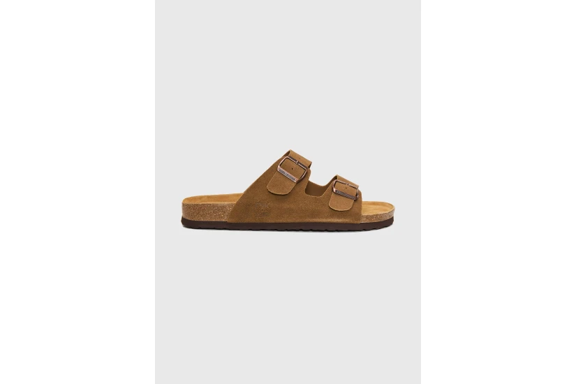 Funky Buddha Leather Ανδρικά Σανδάλια Ταμπά