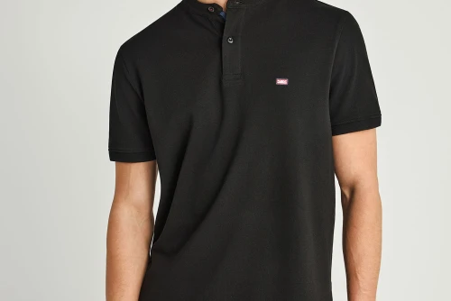 Funky Buddha Essential Polo Ανδρικό (FBM013-003-11-BLACK)