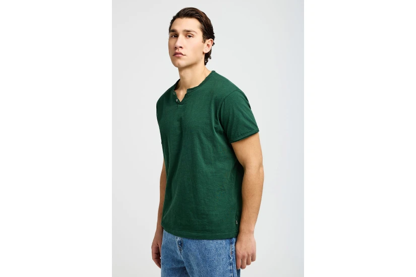 Funky Buddha The Essentials Ανδρικό Κοντομάνικο T-Shirt Πράσινο