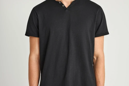 Funky Buddha The Essentials V-Neck T-Shirt Ανδρικό (FBM013-004-04-BLACK)