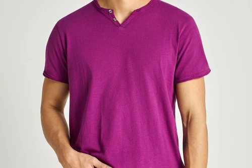 Funky Buddha The Essentials V-Neck T-Shirt Ανδρικό (FBM013-004-04-GRAPE-JUICE)
