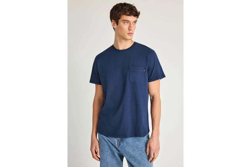 Funky Buddha Ανδρικό Κοντομάνικο T-Shirt Μπλε
