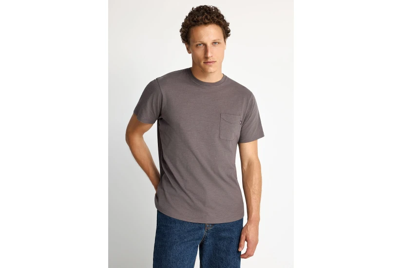Funky Buddha Ανδρικό Κοντομάνικο T-Shirt Καφέ