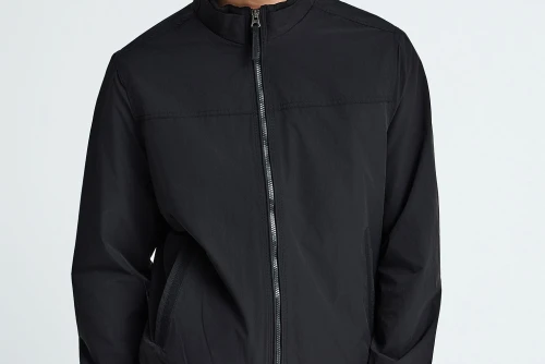 Funky Buddha Μπουφάν Bomber Ανδρικό (FBM013-006-01-BLACK)