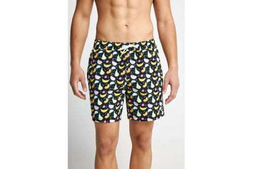 Funky Buddha Μαγιό Σορτς Ανδρικό (FBM013-006-16-BLACK)