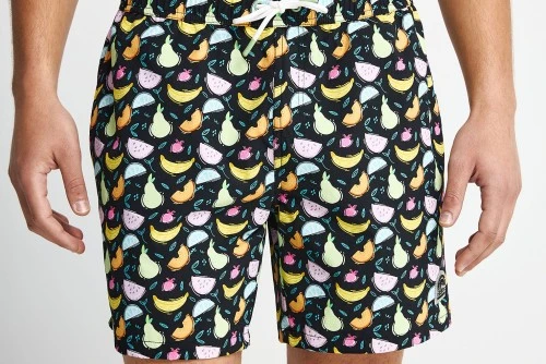 Funky Buddha Μαγιό Σορτς Ανδρικό (FBM013-006-16-BLACK)