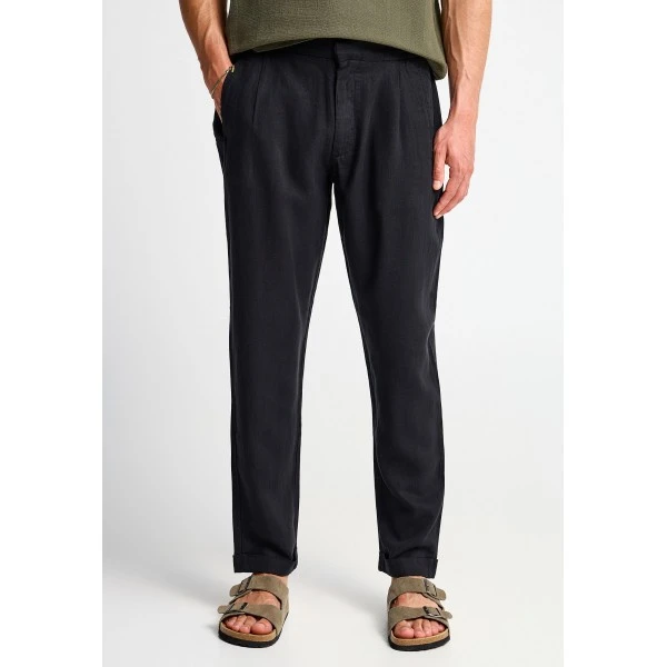 Funky Buddha Loose Παντελόνι Chino Ανδρικό (FBM013-007-02-BLACK)